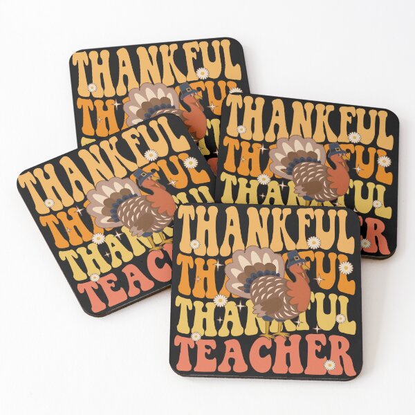 Item preview, Thankful Thankful Thankful Teacher Turkey Thanksgiving  designed and sold by Lalanian-Shop.