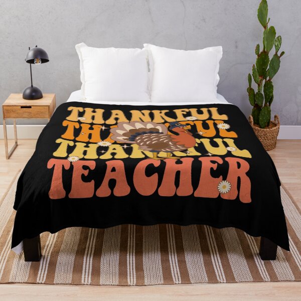 Item preview, Thankful Thankful Thankful Teacher Turkey Thanksgiving designed and sold by Lalanian-Shop.