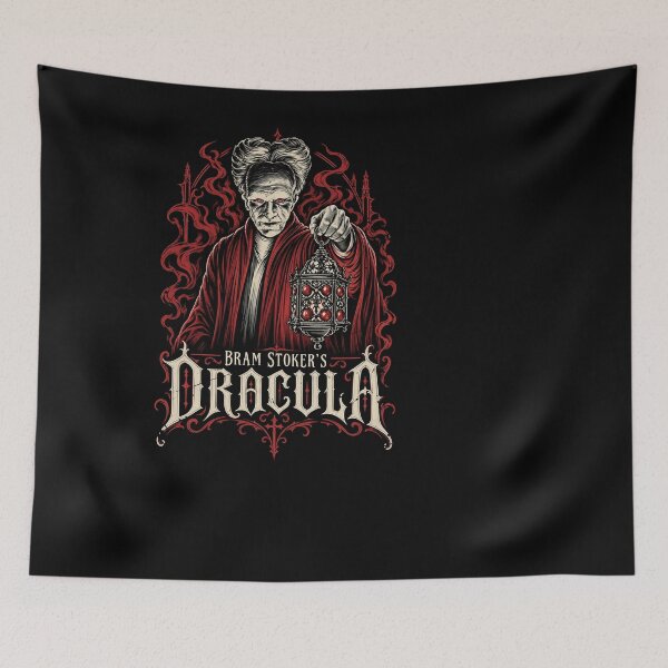 Item preview, Dracula Tshirts Bram Stoker's Vintage Vampire Horror Gothic Halloween designed and sold by Clairemurphy299.