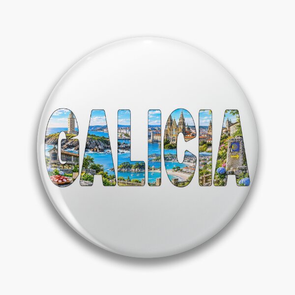Item preview, GALICIA - Camiseta con pegatina de recuerdo para turistas de España: Preciosos pueblos costeros designed and sold by Adam Gormley.