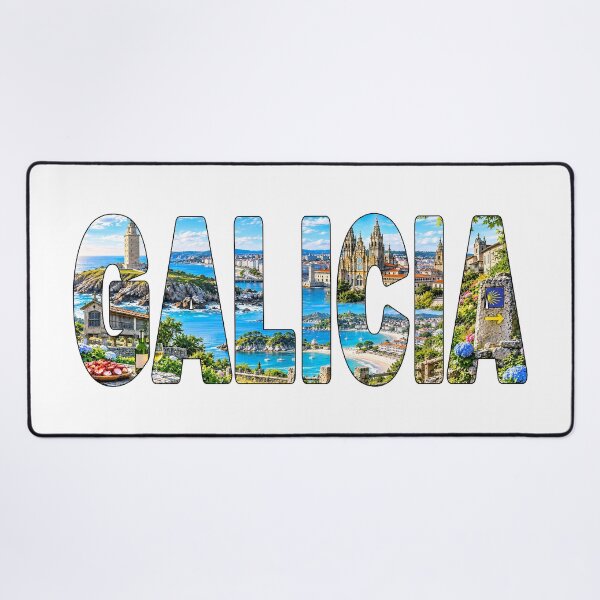 Item preview, GALICIA - Spain Tourist Souvenir Sticker Shirt Beautiful Coastal Towns designed and sold by Adam Gormley.