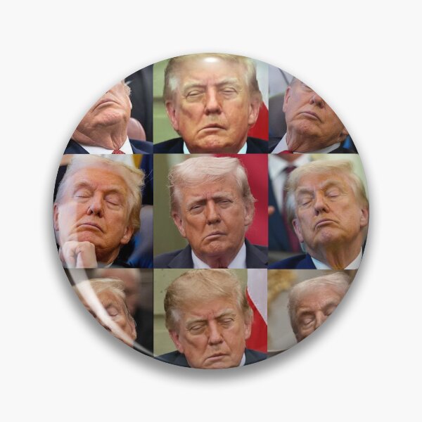 Item preview, Sleepy Don - trump sleeping montage designed and sold by Thelittlelord.