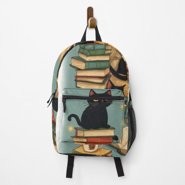 Item preview, Cozy Black Cats Book Club designed and sold by InkShiftLabs.