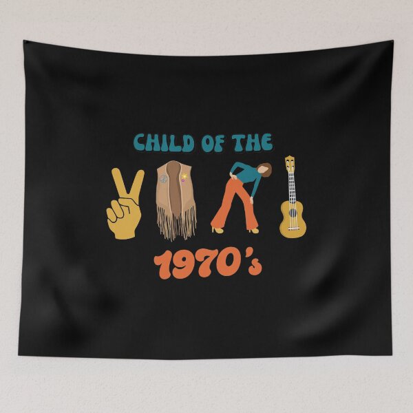 Item preview, Child of the 1970's Retro Peace Sign Guitar Vest designed and sold by Pearchmitt.