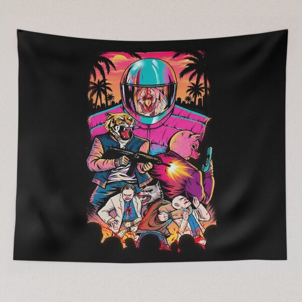 Item preview, Hotline Miami Art designed and sold by Ribeiro-Art.