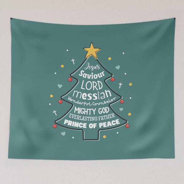 Item preview, Jesus Saviour Lord Messiah Merry Christmas Faith Looks Good designed and sold by FaithLooksGood.