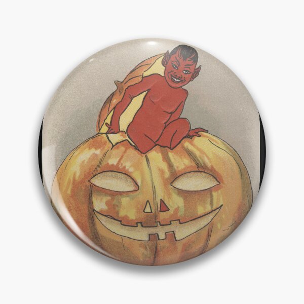 Item preview, Halloween Devil - Vintage Greeting Card Illustration designed and sold by SedgeWren.