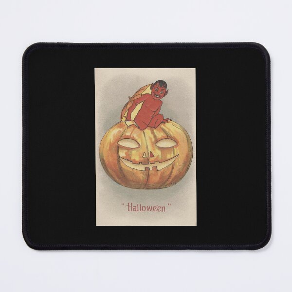 Item preview, Halloween Devil - Vintage Greeting Card Illustration designed and sold by SedgeWren.