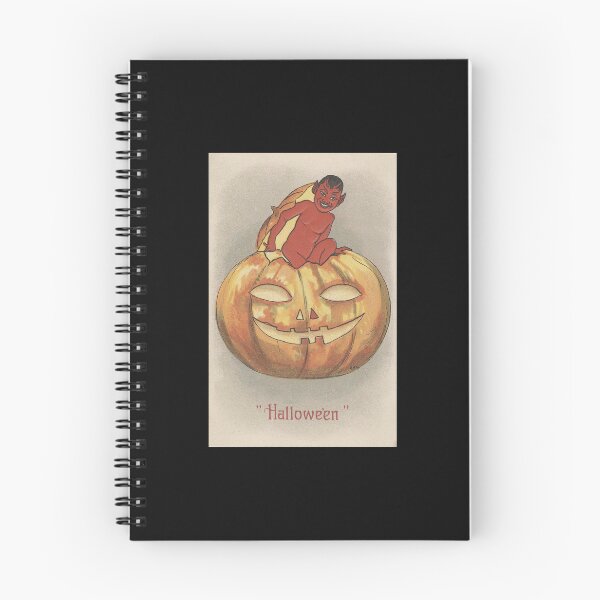 Item preview, Halloween Devil - Vintage Greeting Card Illustration designed and sold by SedgeWren.