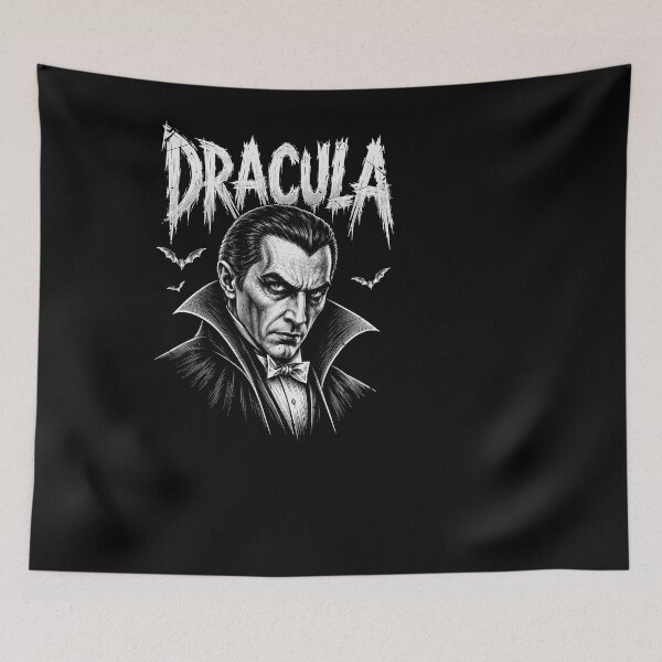 Item preview, Dracula Tshirts Bram Stoker's Gothic Horror Movie Vampire Halloween designed and sold by Clairemurphy299.