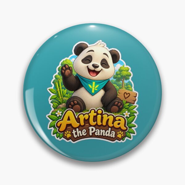 Item preview, Artina the Panda (Arthur, Art, and Artie) Collection designed and sold by TheFatherOfArt.