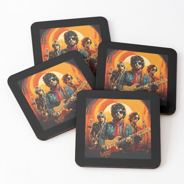 Item preview, a retro-styled of a rock band from the 70s designed and sold by LaurenFudgeO.