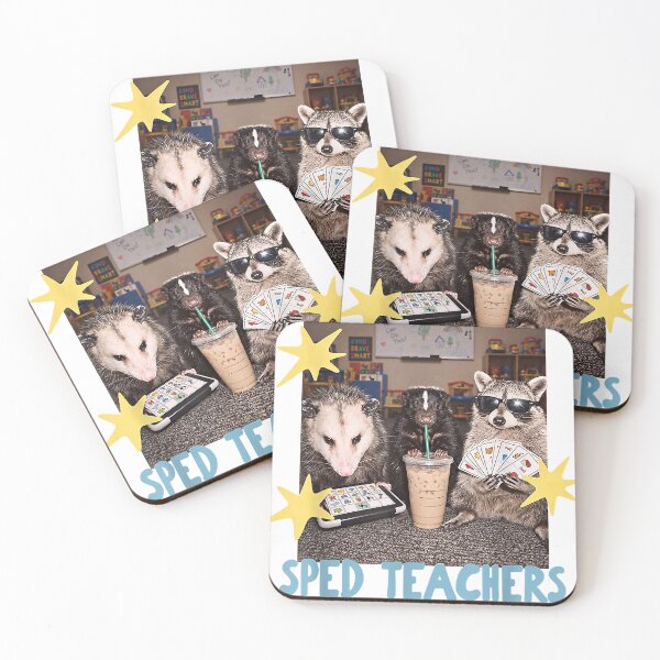 Item preview, Funny Support Your Local SPED Teacher Raccoon  designed and sold by KyleAFenneken.