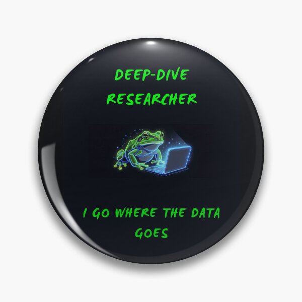 Item preview, Deep Dive Researcher designed and sold by amusefullife.