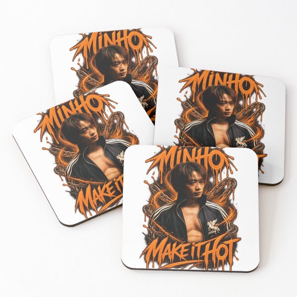 Item preview, Bold Orange Lettering Minho Make It Hot Portrait designed and sold by Valeree Store.