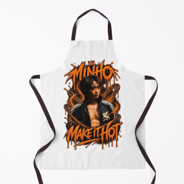 Item preview, Bold Orange Lettering Minho Make It Hot Portrait designed and sold by Valeree Store.