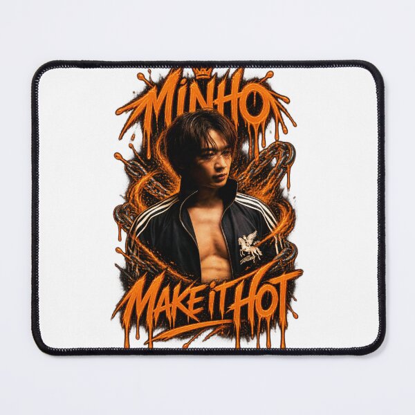 Item preview, Bold Orange Lettering Minho Make It Hot Portrait designed and sold by Valeree Store.