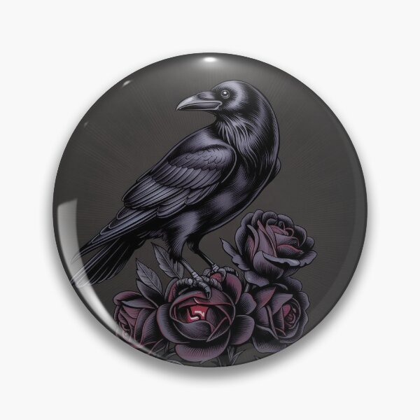 Item preview, Black Rose Raven Gothic Vamp Romantic Art designed and sold by Dark Energy.