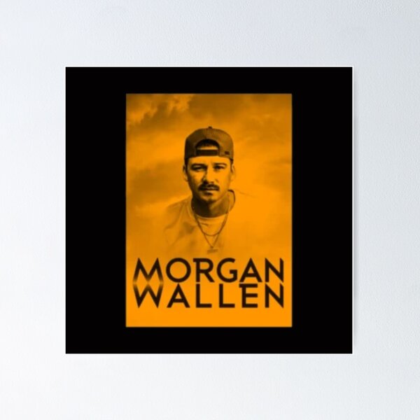 Item preview, Morgan Wallen Colage Art BW designed and sold by the-tkacher.