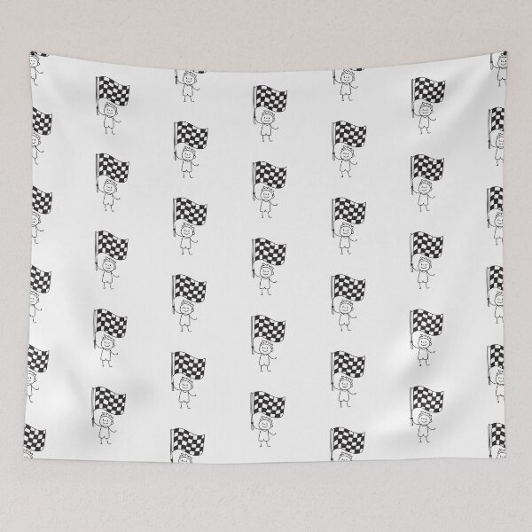 Item preview, Checkered Racing Flag designed and sold by rasagamastore.
