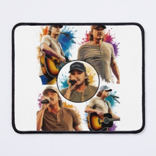 Item preview, Morgan Wallen Colage Art BW designed and sold by the-tkacher.