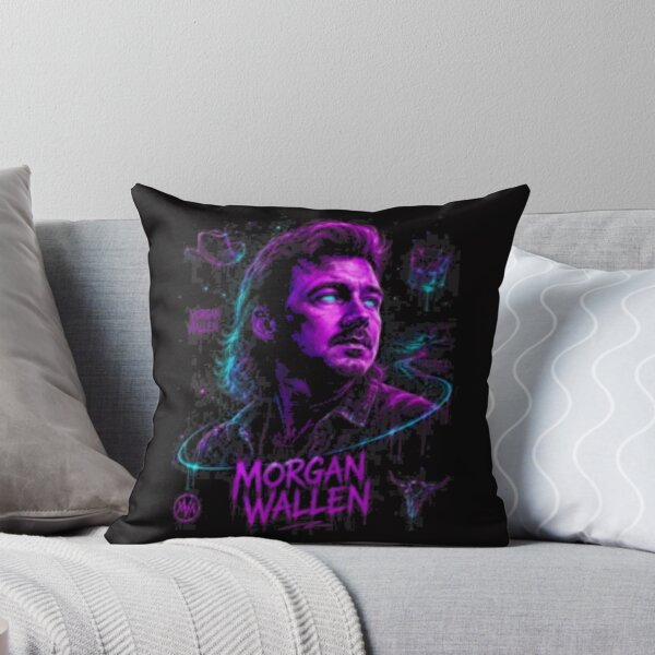 Item preview, Morgan Wallen Colage Art BW designed and sold by the-tkacher.