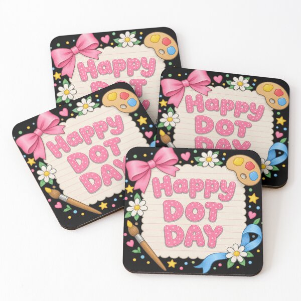 Item preview, Happy Dot Day Colorful Art Teacher Artist Creative Drawing Painting Gift designed and sold by Zizo-DR44.