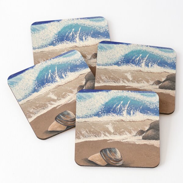 Item preview, Giant Clam near crashing waves designed and sold by for-dreams-sake.