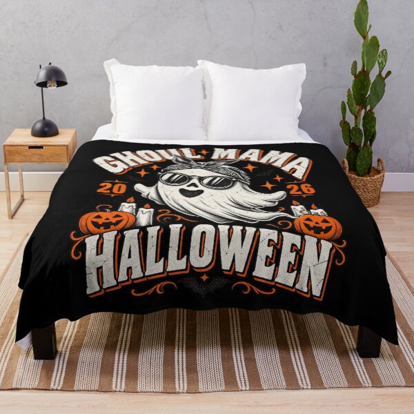 Item preview, Ghoul Mama 2026 Retro Ghost Pumpkin Halloween Design designed and sold by SEINENGAPPI12.
