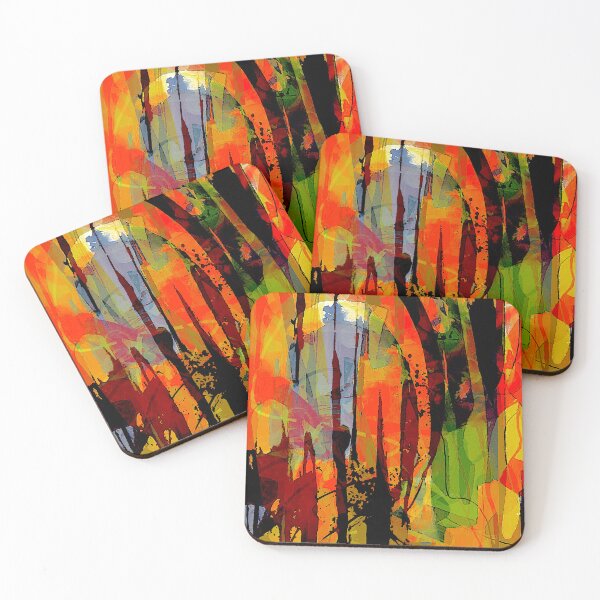 Item preview, Abstract Forest Landscape designed and sold by ViaARTfactory.