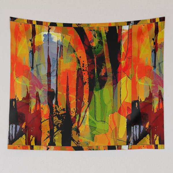 Item preview, Abstract Forest Landscape designed and sold by ViaARTfactory.