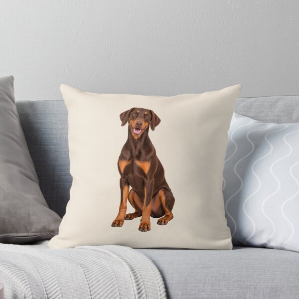 Item preview, Red Doberman Dog with Natural Ears designed and sold by BackgroundND.