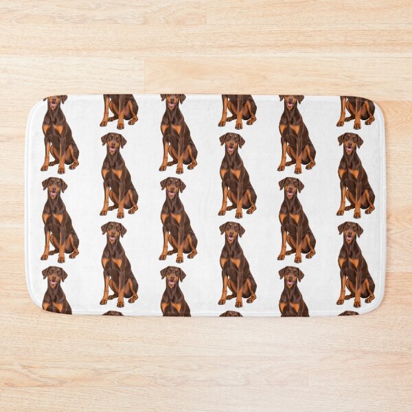 Item preview, Red Doberman Dog with Natural Ears designed and sold by BackgroundND.
