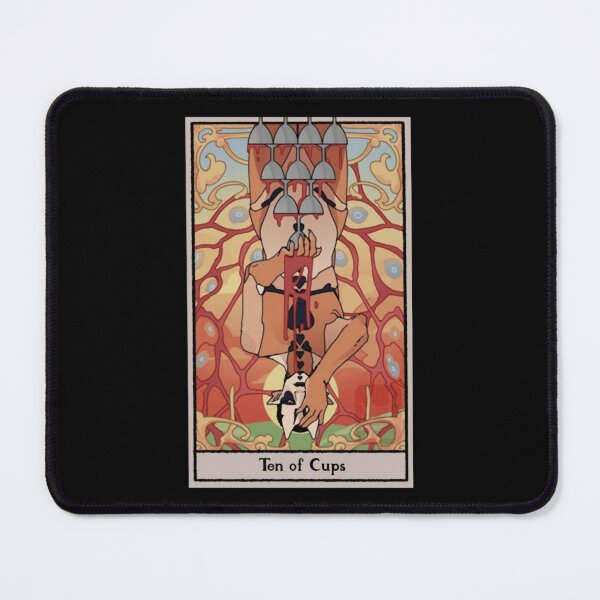 Item preview, Bleeding Ten Of Cups Mystical Tarot Card Art designed and sold by LostLoganTarot.