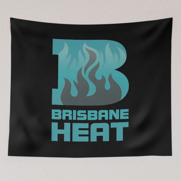 Item preview, Brisbane Heat Logo Style Aqua Flame designed and sold by Encolabrationsh.