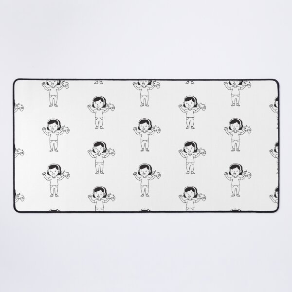 Item preview, Female gamer cheering with a controller in hand in doodle sketch designed and sold by rasagamastore.