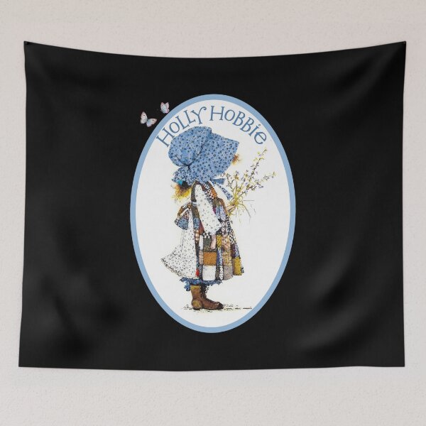 Item preview, Holly Hobbie Vintage Oval Design Blue Bonnet Flowers designed and sold by Pearchmitt.