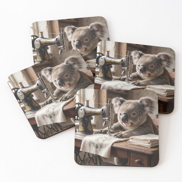 Item preview, Adorable Koala Bear Sews Up a Storm designed and sold by Tridentulus.