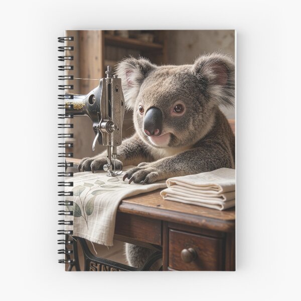 Item preview, Adorable Koala Bear Sews Up a Storm designed and sold by Tridentulus.