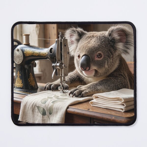 Item preview, Adorable Koala Bear Sews Up a Storm designed and sold by Tridentulus.