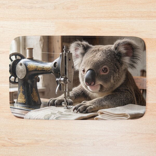 Item preview, Adorable Koala Bear Sews Up a Storm designed and sold by Tridentulus.