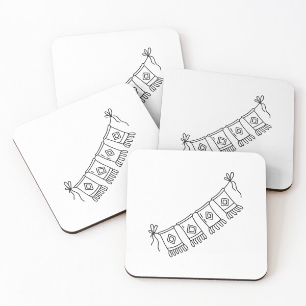Item preview, Festival banner fluttering in the wind in doodle sketch designed and sold by rasagamastore.