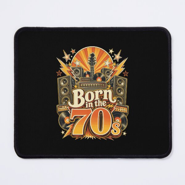 Item preview, Born in the 70s Retro Music Guitar Speakers Vinyl designed and sold by Pearchmitt.