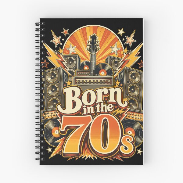 Item preview, Born in the 70s Retro Music Guitar Speakers Vinyl designed and sold by Pearchmitt.
