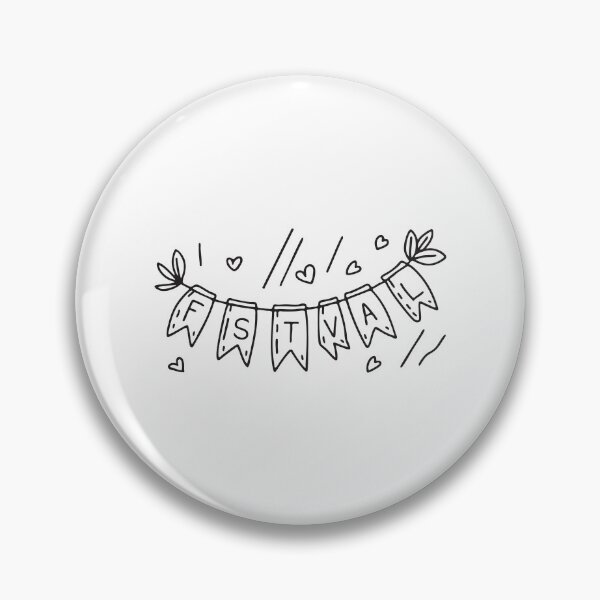 Item preview, Colorful event banner waving gently in the breeze in doodle sketch designed and sold by rasagamastore.