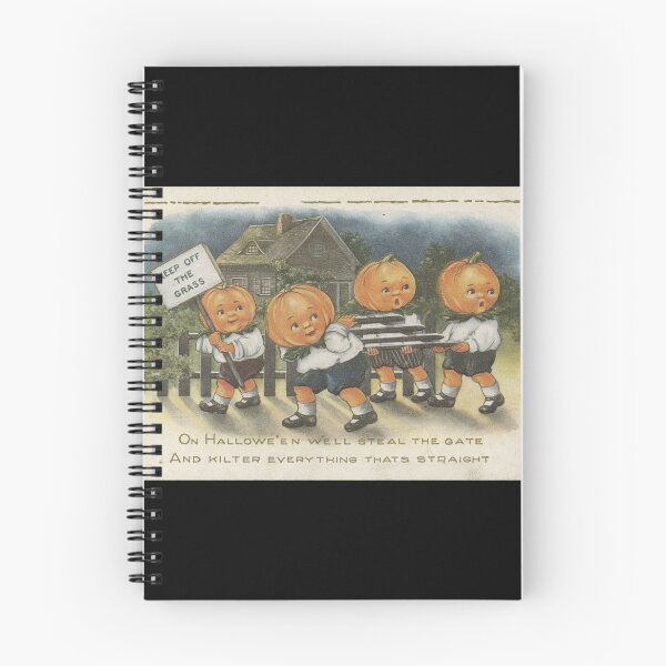 Item preview, Halloween Tricks - Vintage Greeting Card Illustration designed and sold by SedgeWren.