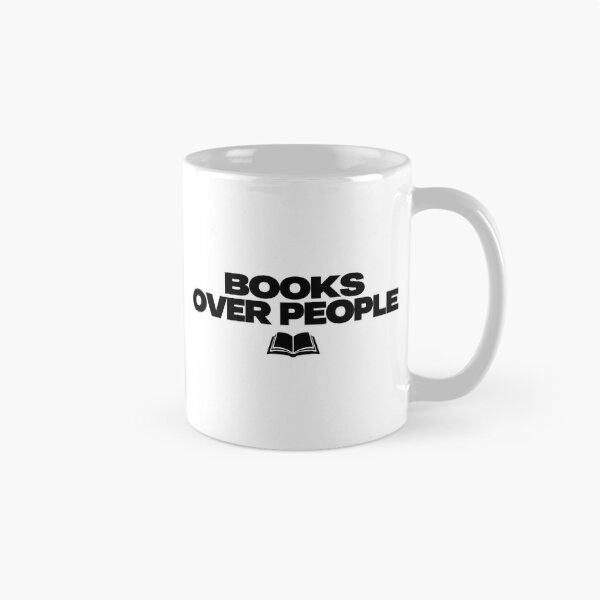 Item preview, Books Over People – Introvert Book Lover Design designed and sold by SkullVor.