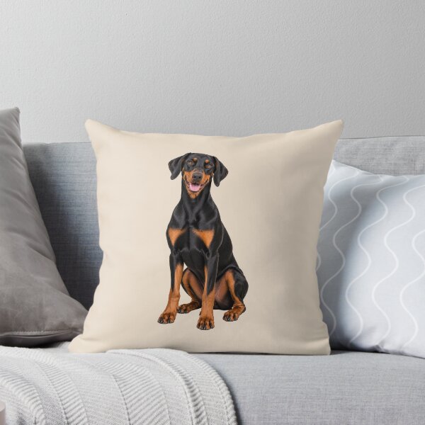 Item preview, Black and tan Doberman Dog with Natural Ears designed and sold by BackgroundND.