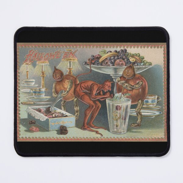 Item preview, Halloween - Vintage Greeting Card Illustration designed and sold by SedgeWren.