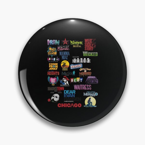 Item preview, Collage de logotipos de musicales de Broadway designed and sold by Encolabrationsh.